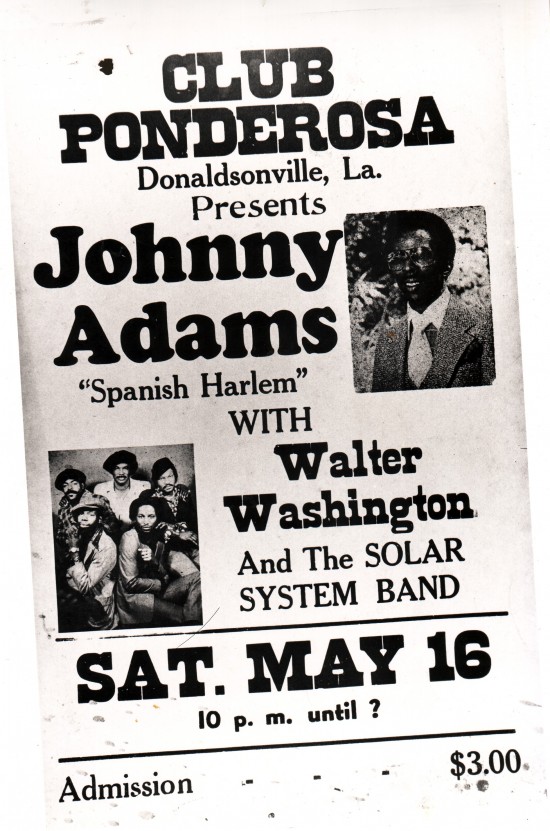 Johnny Adams Poster