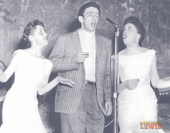 Dale Hawkins and the Lewis Sisters on the Louisiana Hayride