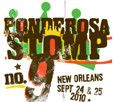 Ponderosa Stomp no. 9, 2010 Dates, Line & Ticket Info