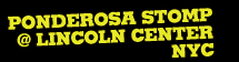 Ponderosa Stomp at the Lincoln Center NYC